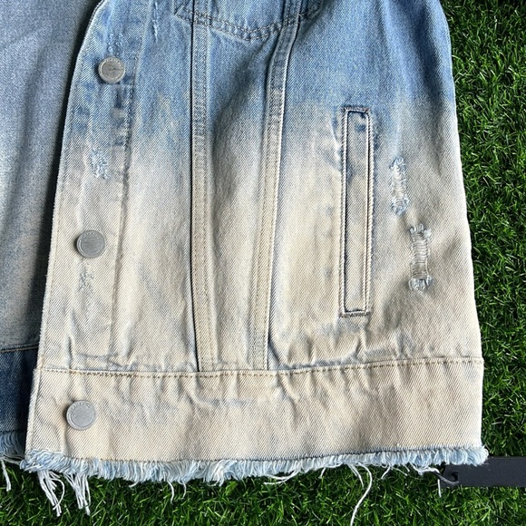 BLANK NYC Bleached Denim Jacket size small - Picture 5 of 9